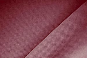 Tissu Microfibre Crêpe Rouge bourgogne en Polyester pour vêtements