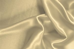 Champagne Yellow Silk, Stretch Silk Satin Stretch fabric for dressmaking