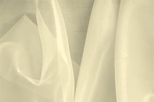 Canary Yellow Silk Organza fabric for dressmaking