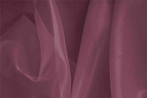 Berry Red Silk Organza fabric for dressmaking