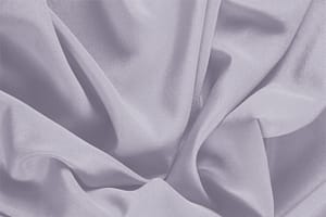 Pewter Silver Silk Crêpe de Chine fabric for dressmaking