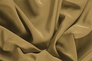 Honey Brown Silk Crêpe de Chine fabric for dressmaking