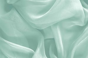 Chlorophyll Green Silk Chiffon fabric for dressmaking