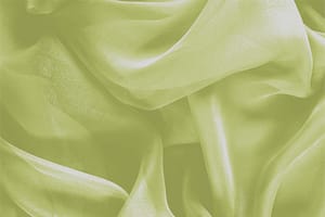 Acid Green Silk Chiffon fabric for dressmaking