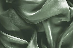Army Green Silk Chiffon fabric for dressmaking