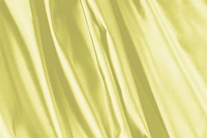 Lemon Yellow Silk Duchesse fabric for dressmaking