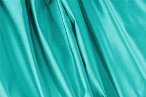 Peacock Blue Silk Duchesse fabric for dressmaking