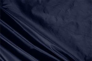 Tissu Taffetas Bleu Inchiostro en Soie pour vêtements