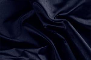 Tessuto raso shantung blu notte di pura seta | new tess