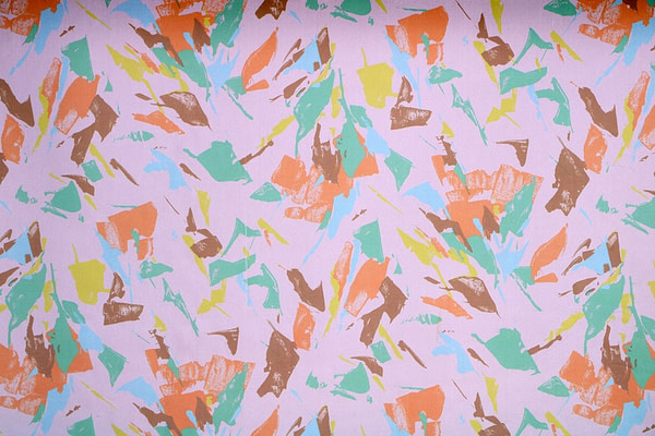 Multicolor, Pink Silk Chiffon fabric for dressmaking