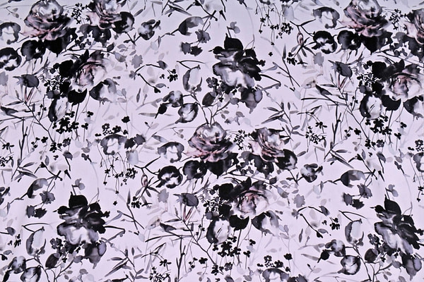 Flowers Print Apparel Fabric ST000037