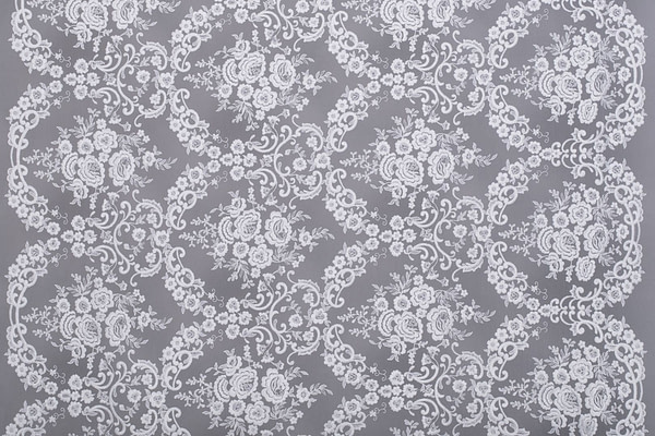 Tulle bianco ricamato per abito da sposa | new tess