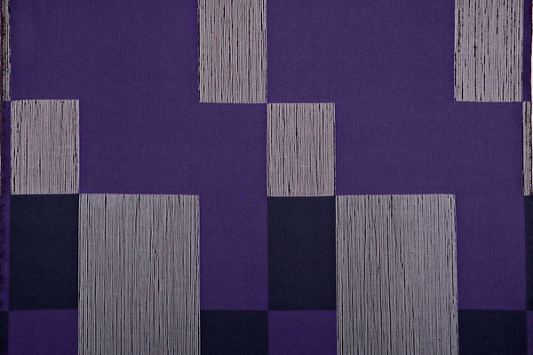 Gray, Purple Wool-blend coating Fabric