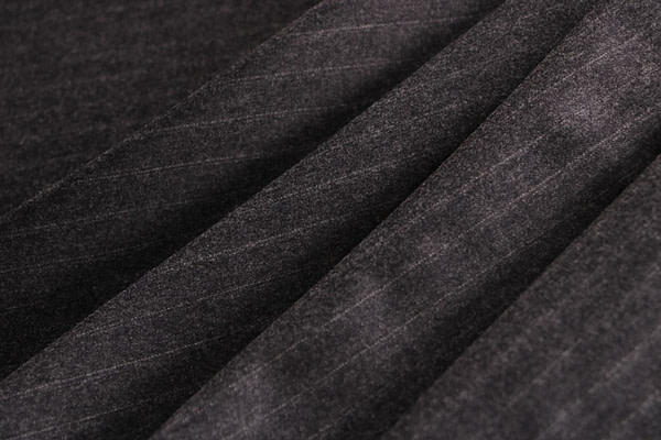 Tissu Flanelle Gris en Laine pour vêtements