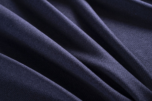 Tissu Bleu en Laine pour vêtements