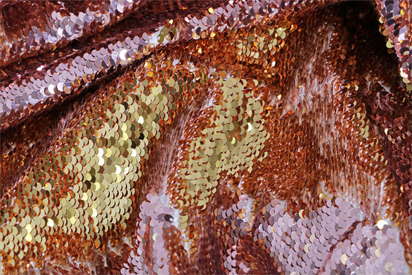Tessuto Paillettes 000006 Rosa per Abbigliamento