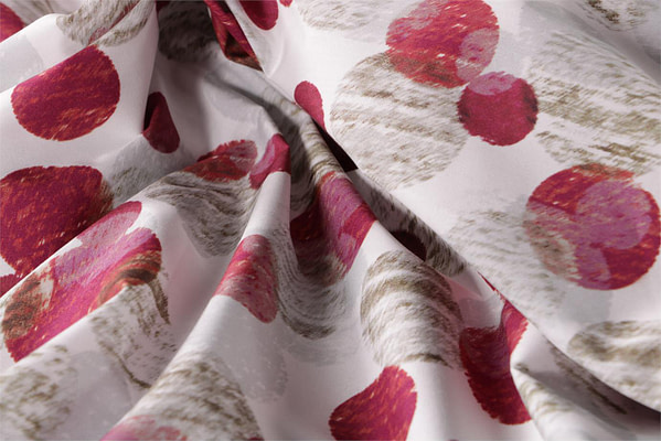 Polka dot Print Apparel Fabric ST000091