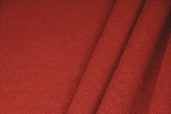 Red Linen, Stretch, Viscose Linen Blend Apparel Fabric TC000204