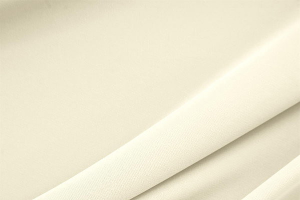 Vanilla White Polyester Lightweight Microfiber fabric for dressmaking