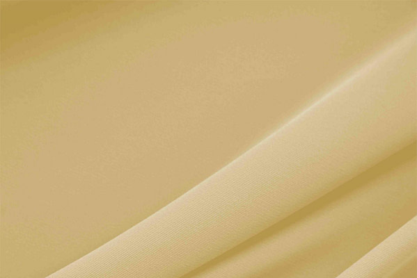Tissu microfibre lourde en polyester beige pour vêtements