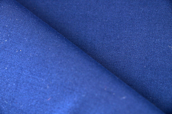 Blue Cotton Cotton Gabardine Stretch fabric for dressmaking