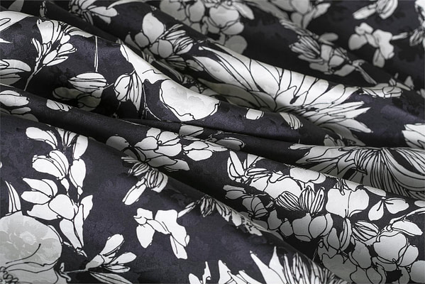 Flowers Print Apparel Fabric ST000112