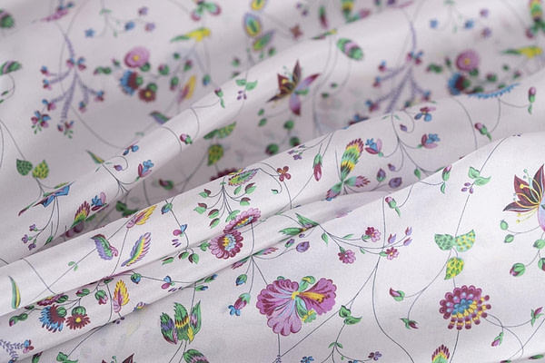 Flowers Print Apparel Fabric ST000303