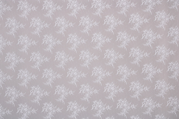 White Polyester fabric for dressmaking