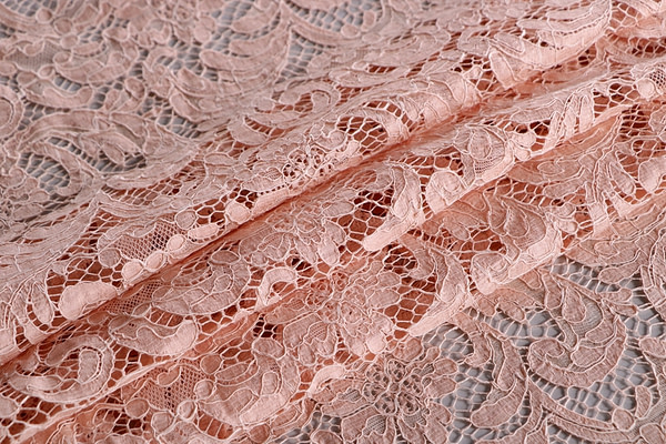 Pink Cotton, Polyester, Viscose fabric for dressmaking