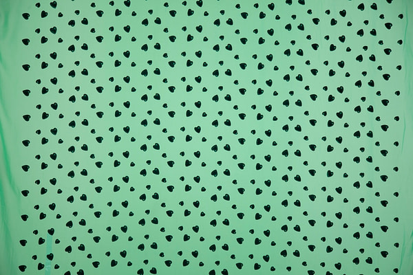 Tessuto Verde in Poliestere, Viscosa per Abbigliamento TC000810