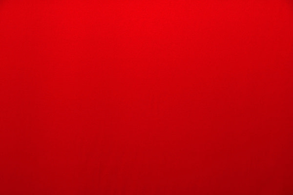 Tissu Microfibre Crêpe Rouge Passion en Polyester pour vêtements