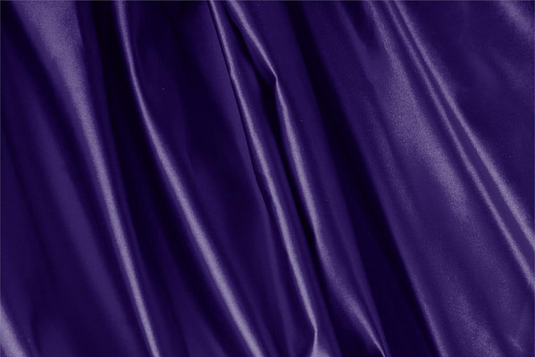 Tissu Couture Duchesse Violet indigo en Soie UN000068