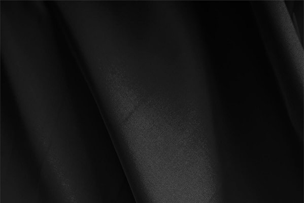 Tissu faille en pure soie noir pour vêtements