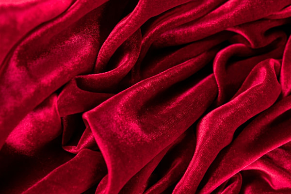 Velours de soie et viscose rouge écarlate pour la couture - new tess