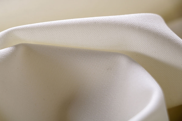 White stretch wool gabardine fabric | new tess