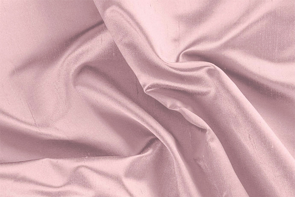 Candied Pink Silk Shantung Satin Apparel Fabric