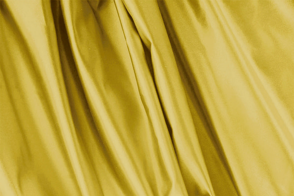 Sunflower Yellow Silk Duchesse Apparel Fabric