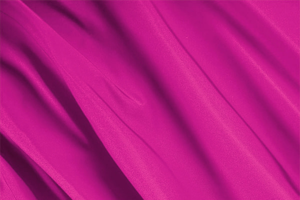 Cyclamen fuchsia radzemire fabric in pure silk for dressmaking