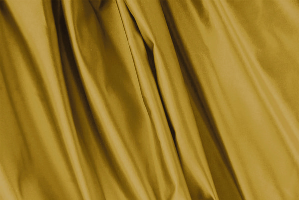 Gold Yellow Silk Duchesse Apparel Fabric