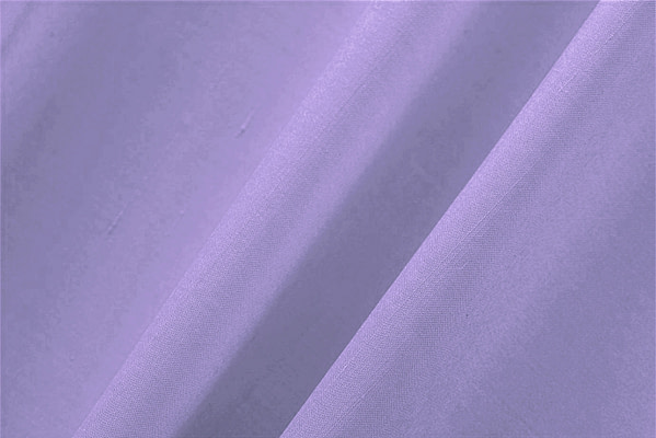 Iris Purple Cotton, Silk Double Shantung Apparel Fabric