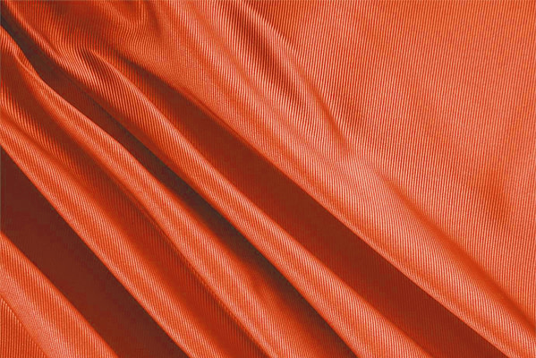 Tangerine Orange Silk Dogaressa Apparel Fabric