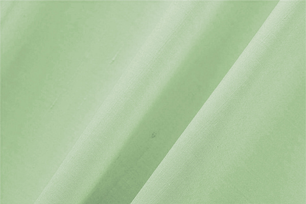 Neon Green Cotton, Silk Double Shantung Apparel Fabric