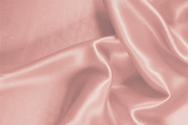 Tissu Couture Satin stretch Rose poudre en Soie, Stretch