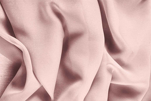 Freesia Pink Silk Georgette Apparel Fabric