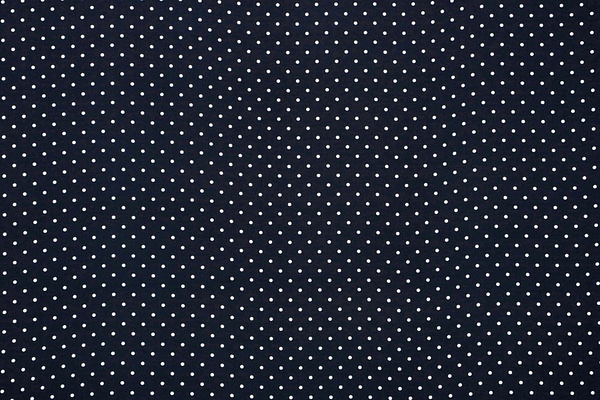 Blue, White Silk Polka Dot Fabric - Crepe Se Omnibus Micro Pois 201102