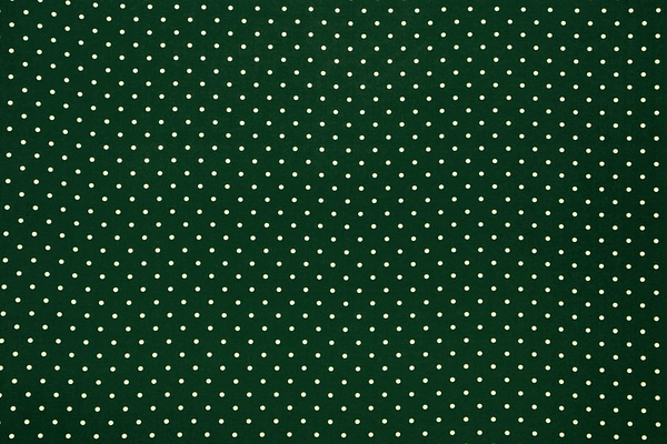 Green, White Silk Polka Dot Fabric - Crepe Se Omnibus Micro Pois 20160