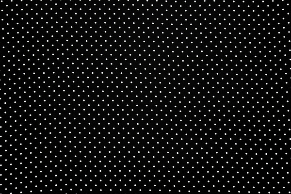 Black, White Silk Polka Dot Fabric - Crepe Se Omnibus Micro Pois 20190