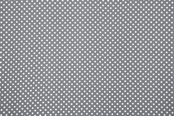 Gray, White Silk Polka Dot Fabric - Crepe Se Omnibus Pois 201906