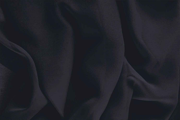 Anthracite Gray Silk Georgette Apparel Fabric