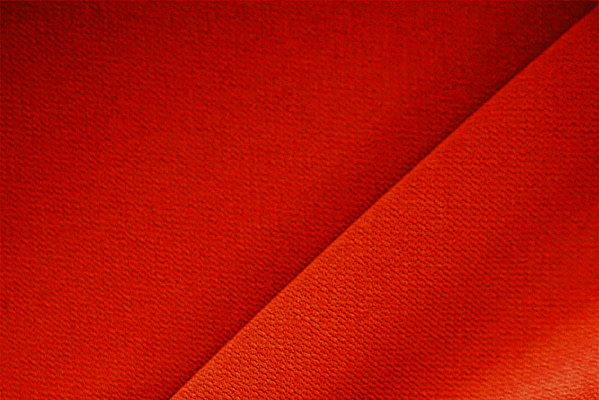 Geranium Red Polyester Crêpe Microfiber Apparel Fabric